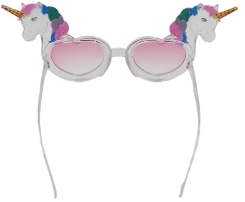 Woedpez Einhörner Herz Sonnenbrille Einhörner Brille Einhörner Brille Lustige Neuheit Party Brille Foto Booth Requisiten