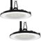 LUXULA 2er Pack LED Hallenleuchte Hallenstrahler UFO High-Bay 100W 10000lm 5000K Neutralweiß IP65 IK08 EPISTAR LEDs - Industriebeleuchtung Werkstatt Lager