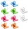 Clip Magnetica in Metallo,Pinze Clip Magnetica per Lavagna Magneti del Frigorifero Cucina Casa Ufficio (Rotondo)