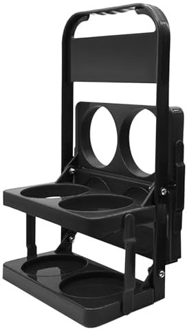 GkgWuxf Milk Bottle Holder Beer Bottle Rack PP Beer Bottle Holder 4-Holes Reusable Beer Bottle Carrier Wine Bottle Carrier With Handle Portable Beer Basket 32x19x18cm