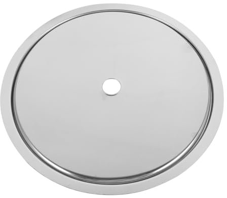 OKUMEYR Plaque Adaptateur Induction Acier Inoxydable Pour Cuisinière à Induction Diffuseur De Chaleur Avec Anneau De Pot Sinking Pour Réparation De Table De Hot Pot