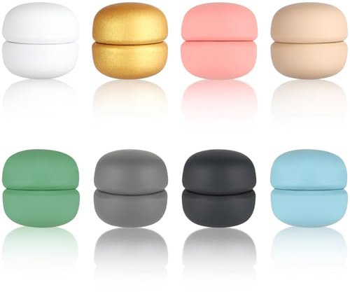 Lot de 8 épingles magnétiques pour hijab de style mat, multi-usages, sans broches, pour écharpe, écharpe, hijab pour vêtements et écharpes, M, Acier allié