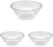 GUILLIN - FESTIPACK SL4500C SACHET DE 6 Saladier Rond 4500Cc, Couvercle non inclus, Polyéthylène, Transparent, 31 x 31 x 11,5 cm, Translucide (Lot de 3)