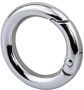 Offene Ringe aus Legierung, O-Ringe, Federverschlüsse, Schlüsselanhänger-Teile für künstlerische Kreationen und Schlüsselanhänger-Befestigungen, 10 Stück
