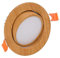 Spot LED encastré créatif en aluminium à grain de bois, spot LED encastré haute luminosité pour hôtel, restaurant, éclairage domestique, AC85-265V, plafonnier intégré, panneau lumineux ultra-mince