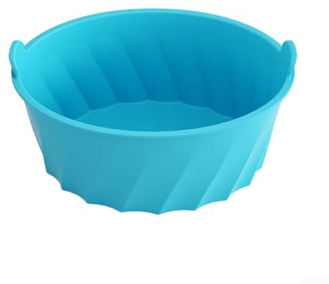 Mühelose Reinigung Silikoneinsatz, kompatibel mit 6 8 Quart Slow Cookers, Multitasking Kitchen Essential für einfaches Kochen (blau)