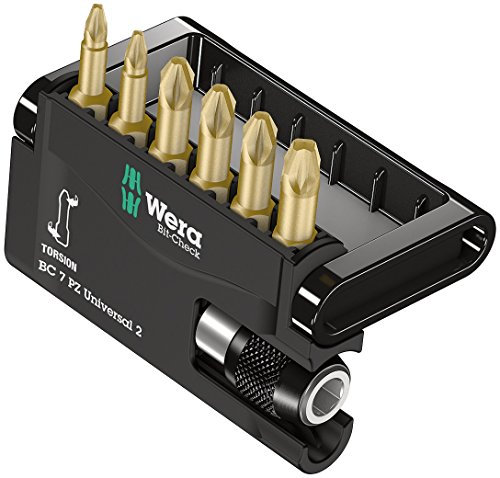 Wera Bit-Sortiment, Bit-Check 7 PZ Universal 2, 7-teilig, 05056157001