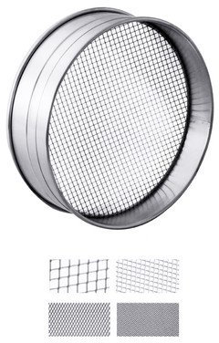 Contacto in acciaio inox rotondo colino a maglie larghe 25 cm