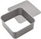 Judge Juge à gâteau carré Fond Amovible, Gris, 18 x 18 x 7 cm