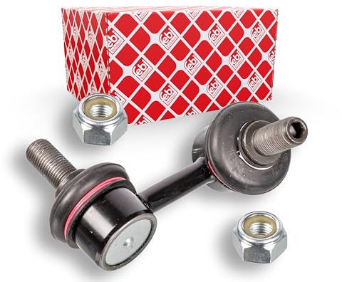 febi bilstein 41668 Verbindungsstange mit Sicherungsmuttern, 1 Stück | Kompatibel mit: HYUNDAI TERRACAN