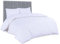 Sapphire Collection Luxury 100% Egyptian Cotton Duvet Quilt Cover & Pillowcase Bedding Set (White, King)