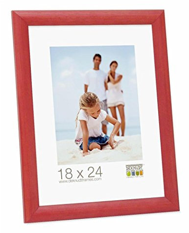 Deknudt Frames S40CL4 Cadre Photo Bois Rouge 40 x 60 cm