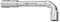 Karx 07025 Clé à pipe débouchée en Chrome Vanadium 12 mm