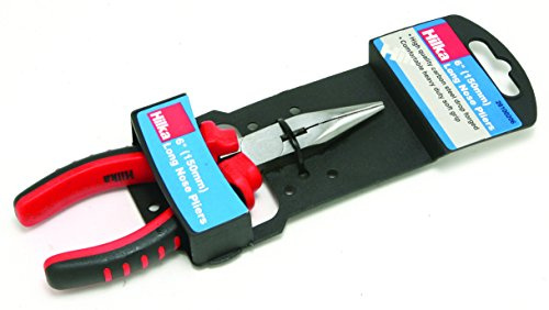 Hilka Tools 26100206 Long Nose Pliers Red/Black, 6-Inch