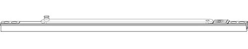 MACO Öffnungsbegrenzung m. Bremse, Armlänge 250mm, FFB 471-1650, silber (52977)