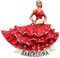Kühlschrankmagnet mit 3D-Flamingo-Tänzerin, Barcelona, Spanien, Reiseaufkleber, Souvenir, Dekoration für Zuhause und Küche, Barcelona, Spanien, Kühlschrankmagnet