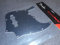 Fender© J-Bass© Pickguard, black sparkle 4ply