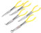 5 Pieces Carbon Steel Long Nose Pliers O-Shape Clamp Spark Plug Pliers Bend Tips Electrician Craft Hand Tool Set O Shape Clamp Hand Tool with Non-Slip Handle
