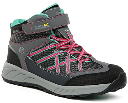 Regatta Samaris Mid Kids Waterproof Trekking Boots Granit/Duchs 11