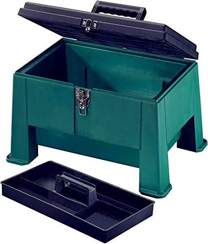 Step N Store, Step Stool Tool Box 20 Garden Green