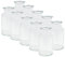 10 Stück Runde Typ 300 Mini Vasen Glasfläschchen kleine Dekoflaschen Flasche Väschen Vase Glasflaschen Blumenvase (10 Stück)