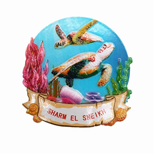 3D Sharm El Sheikh Sinai Egypt Fridge Magnet Tourist Souvenir Gift Collection Home Kitchen Decoration Magnetic Sticker Egypt Refrigerator Magnet