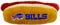 Pets First NFL Buffalo Bills Hot Dog Plüsch Hund & Katze Quietschspielzeug – süßestes Hot-Dog Snack Plüschspielzeug für Hunde & Katzen mit innerem Quietscher & schönem Fußball Team Name/Logo