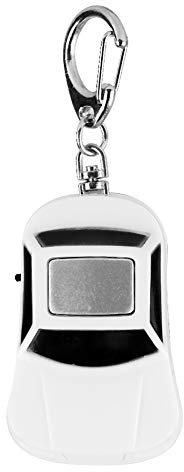 Schlüsselfinder, LED-Anti-Lost-Key-Finder in Autoform, Find Locator, Schlüsselanhänger, Pfeife, Piepton, Tonsteuerung zum Auffinden von Fernbedienung, Haustier und Geldbörse
