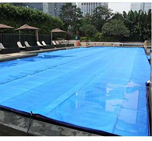 Copertura Solare per Piscina, 400 Micron, Telo Solare Rettangolare Copertura di Protezione per Piscina Pellicola Isolante Termica per Piscina Interna Esterna (Size : 2m x 4m/6ftx13ft)