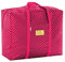 Innova Red Dotted Storage Bags with Zips & Handles (Large)