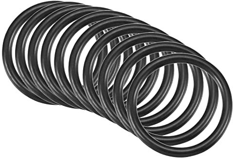 QUARKZMAN 10 Stücke Nitrilkautschuk O-Ring Dichtung Abdichtung 32mm x 26mm x 3mm für Wasserhahn Klempner Reparatur Dichtung Verbindung, Schwarz