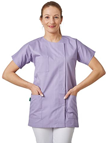 Hurry Jump Blouse médicale infirmière Aide soingante de Travail Femme Violet T00-34