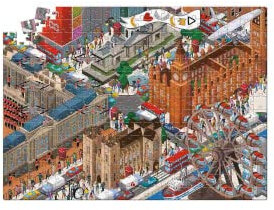 300 Teile Mixtery Puzzle: Cyberangriff in London