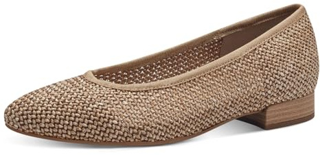 Jana Women’s Ballerinas with Block Heel Vegan