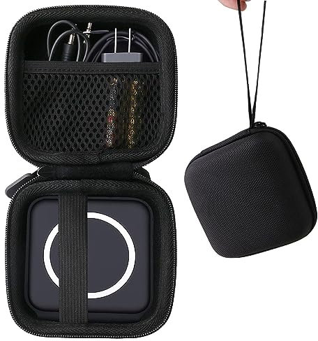 JINMEI Hard EVA Carrying Case Compatible with Iseyyox/RTOPS/Hicober/UCOMX Nano 3 in 1 Wireless Charger,Magnetic Foldable Charging Station case(Case Only).