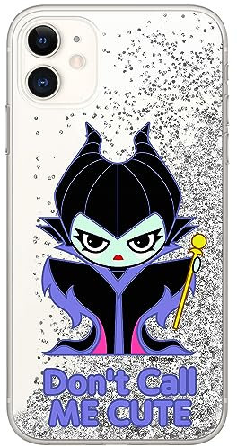 ERT GROUP mobile phone case for Apple Iphone 11 original and officially Licensed Disney pattern Maleficent 003 optimally adapted to the mobile phone, with glitter overflow effect