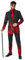 Suitmeister Black Devil Party Anzug für Herren - Größe: M - Kostüm Halloween, Karneval, Weihnachtsparty