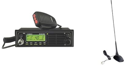 Albrecht AE 6491 NRC CB-Funkgerät & CB-Magnetantenne CBM-516, 65270, Strahlerlänger 44cm, mit 4 m Kabel und PL-Stecker