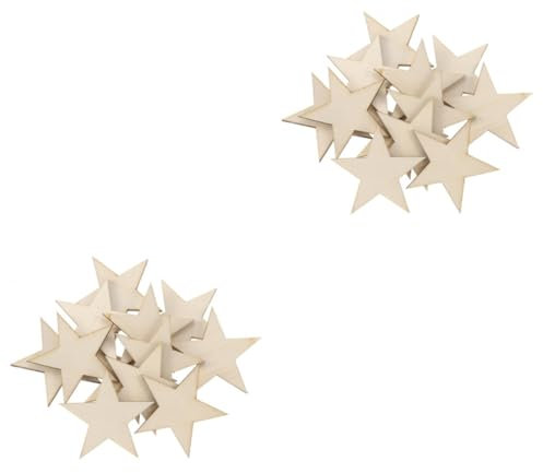STOBOK 600 Festival Stern Ornament Hochzeit Stern Ornament DIY Stern Ornament Holz Stern Holz Stern Ornament Stern Ornament