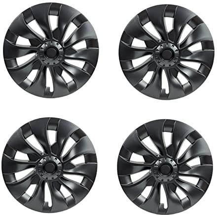 Kompatibel mit Tesla Model 3 18 Zoll Performance-Radkappen 4-teilig, benutzerdefinierte Aero-Radkappe 2018–2022 2023, Auto-Vollabdeckung, Radkappe, Radkappe(Matte Grey)
