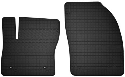 Wielganizator Automatten-Set – Passend für Ford C-Max MK2 (2011-2015) – Gummimatten – Autozubehör – Auto Fußmatten – 2-teilig – Schwarz