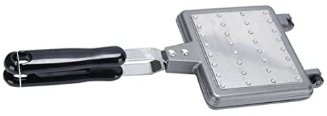 Amosfun Waffeleisen Aus Aluminiumlegierung – Waffeleisen Mit Einfacher Reinigung Und Antihaftbeschichtung Wärmeisolierung Und Ergonomischem Griff