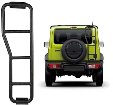 MadongJ Scaletta per Porta Posteriore Auto per Suzuki Jimny JB64 JB74 2019-2023, Scaletta Portellone Posteriore in Lega scaletta per Cross Country