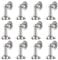 Shackcom 12pcs Türstopper Magnetisch aus Edelstahl Selbstklebend-Door Stoppers Türpuffer Türhalter für Wand- oder Bodenmontage mit doppelseitigem Klebeband oder Schraube-ohne Bohrer -Silber
