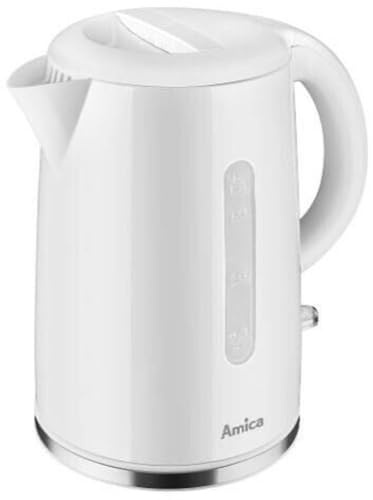 Amica KF1001 Wasserkocher, Kunststoff, Weiß, 2200 W, 1,7 l, Marke: Amica - EAN: 5906006940485