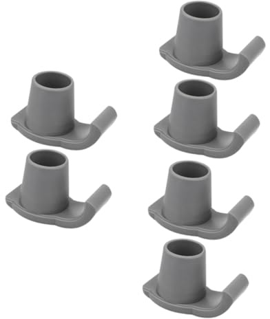Sosoport 3 Sätze Rutsch Feste Schlitten Füße Gleitet Gleitski Wandertipps Walker-füße Walker-zubehör Skianzug Gehhilfen Oder Gleiter Fußschutz Für Gehhilfen Plastik Grey 2 Stücke * 3