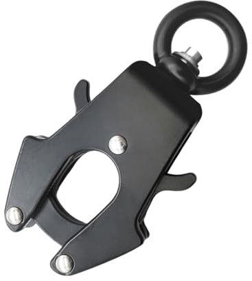 WJnflQN Karabiner für Hundeleine, Frosch-Clip, drehbar, Sicherheitsverschluss, Schnellverschluss, Haustierbedarf, Metallschnalle für Wandern, Training