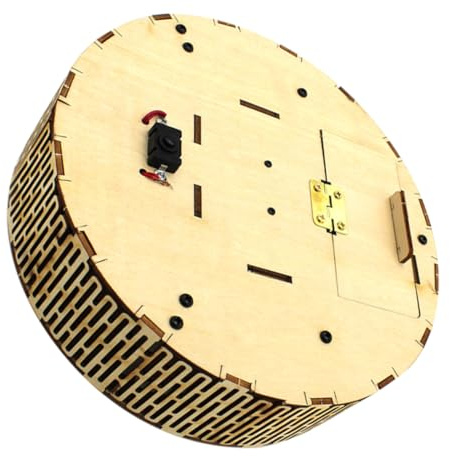 Kit de Maquette D’aspirateur Robot Modèle 1 en Bois DIY | Expériences Scientifiques, Montage 3d pour Débutants, Couleur Beige, pour Garçon et Filles