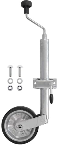 The Drive | Stützrad 300kg | für PKW Anhänger | mit Ø 48mm Rohr | Bugrad | Laufrad | passend für AL-KO 1222437 | Vari. (mit Klemmhalter und Schraubensatz)