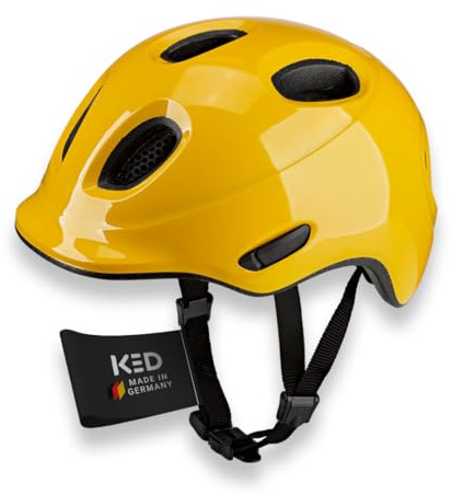 KED Meggy Spark Kinderfahrradhelm, Inmold, 360° Verstellsystem, Reflektoren, Insektenschutznetz, Leicht, Verstellbar, Made In Germany